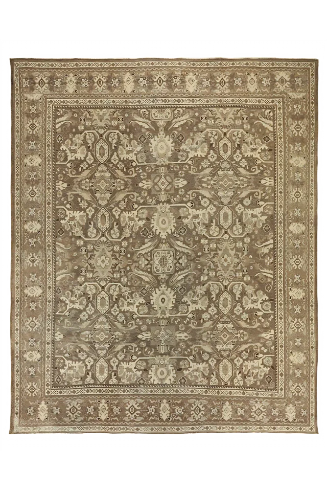 Antique Persian Sultanabad Transitional Rug 53576