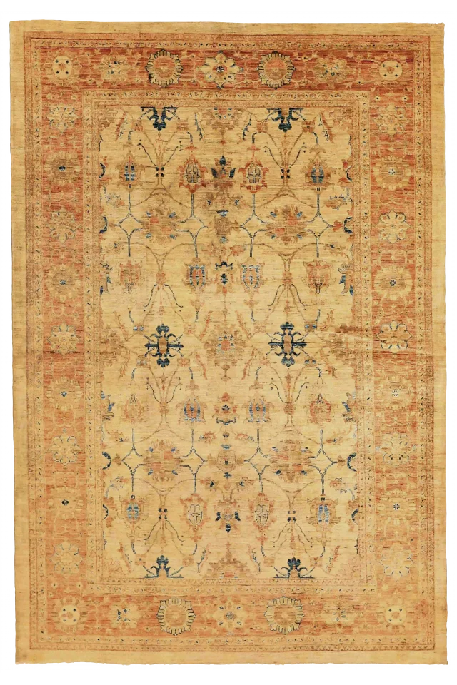 Persian Tabriz Transitional Rug 53629