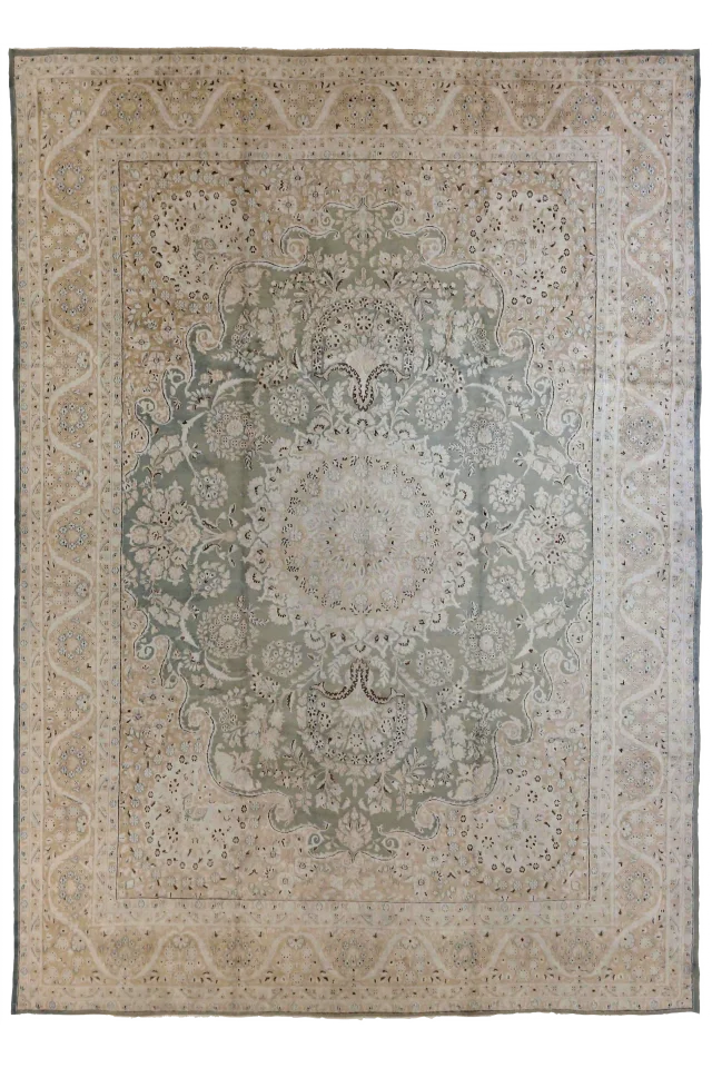 Antique Persian Kerman Transitional Rug 53657