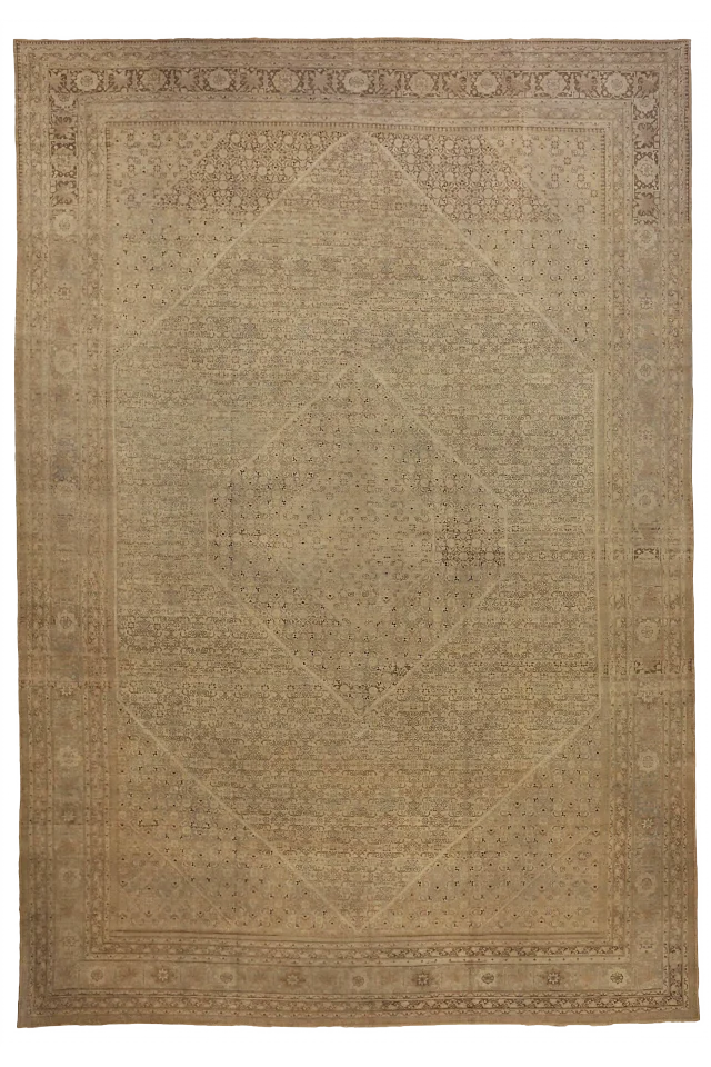 Antique Persian Tabriz Transitional Rug 53687