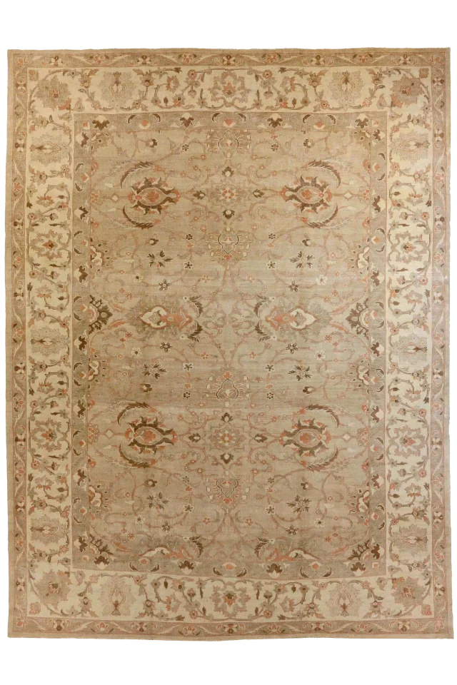 Persian Sultanabad Transitional Rug 53714