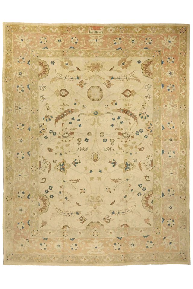 Persian Sultanabad Transitional Rug 53777