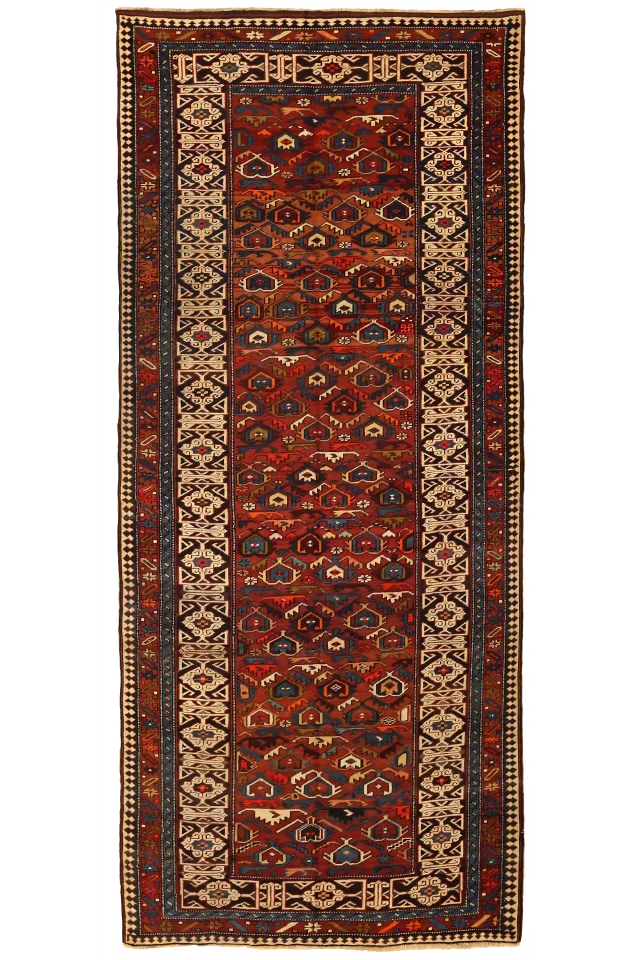 Antique Persian Shirvan Traditional Rug 53930