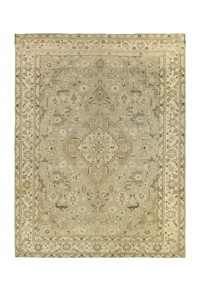 Antique Persian Tabriz Transitional Rug 53947