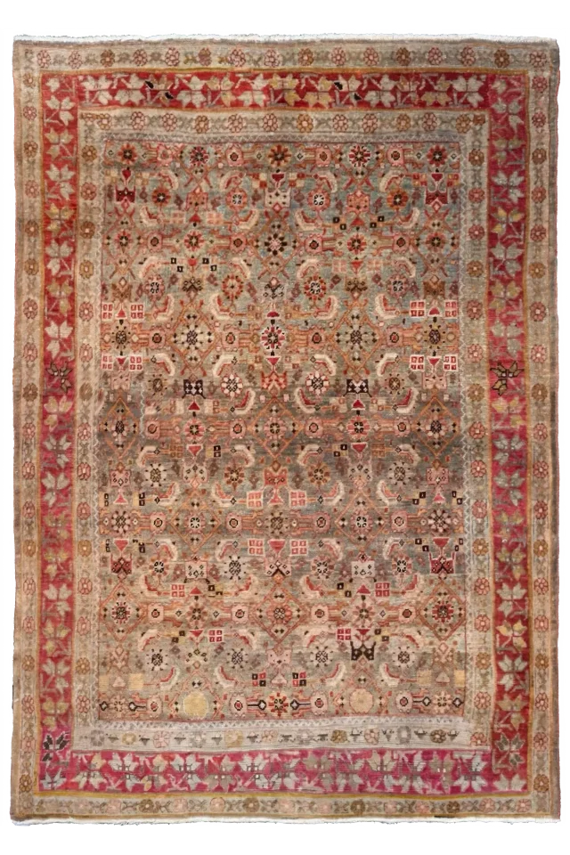 Antique Persian Bijar Transitional Rug 53964