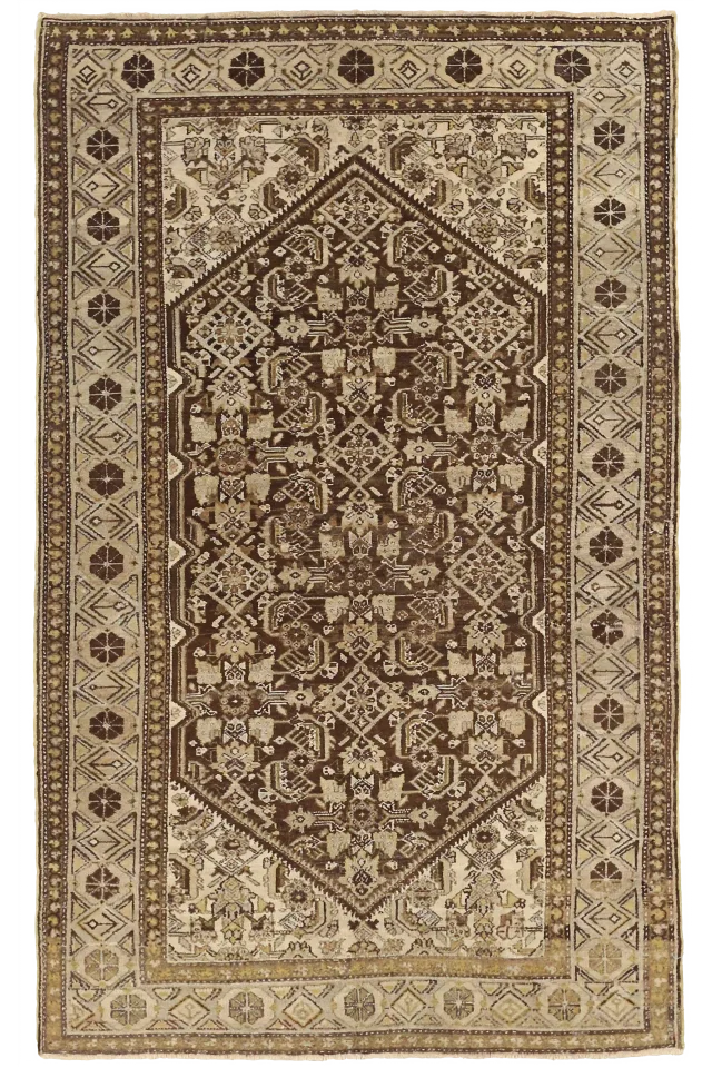 Antique Persian Malayer Traditional Rug 53975