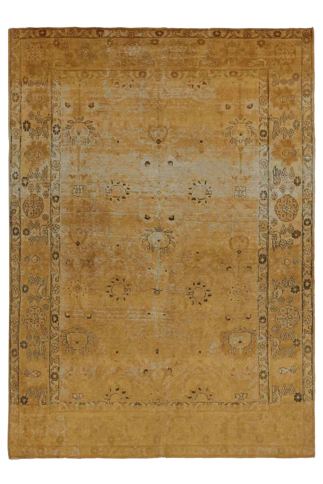 Antique Persian Tabriz Transitional Rug 53976