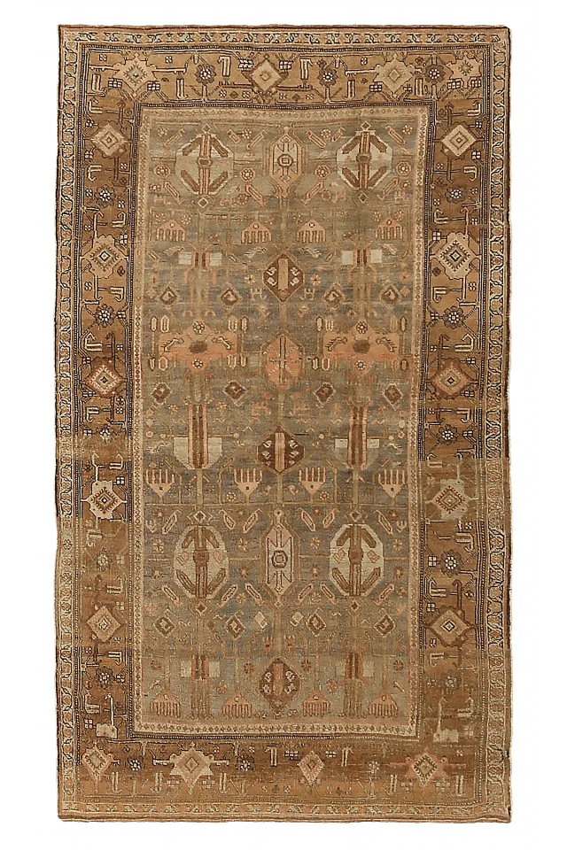 Antique Persian Bijar Transitional Rug 53981