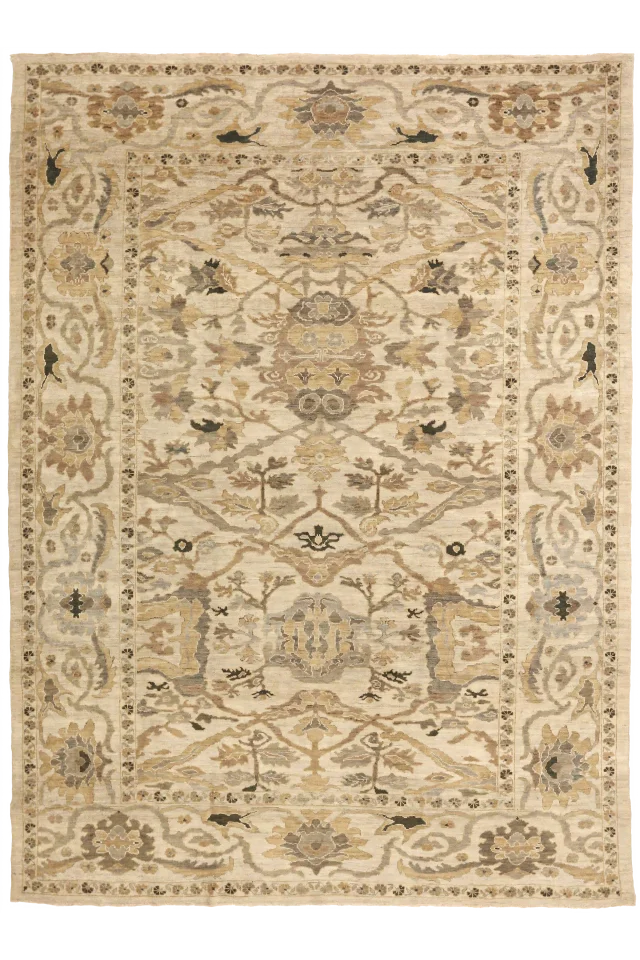 Turkey Sultanabad Transitional Rug 54013