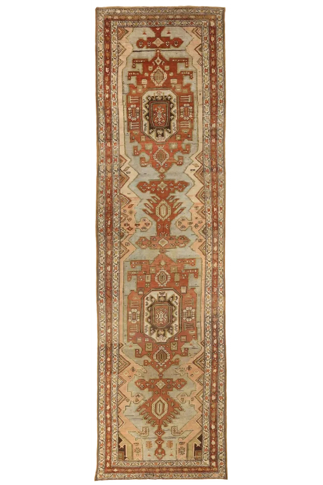Antique Persian Malayer Transitional Rug 54027