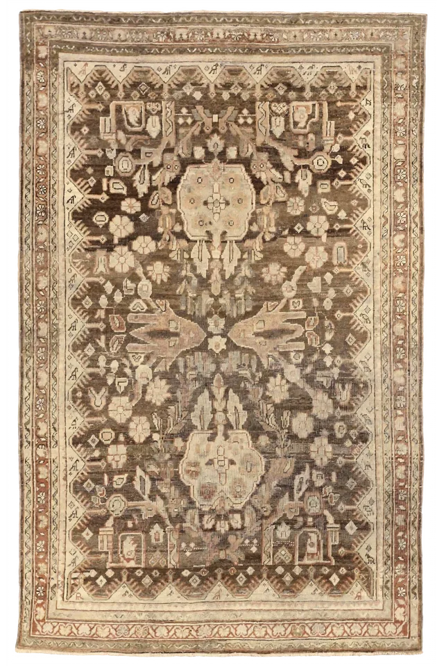 Antique Persian Malayer Transitional Rug 54047