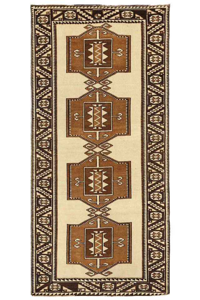 Antique Persian Gabbeh Transitional Rug 54053