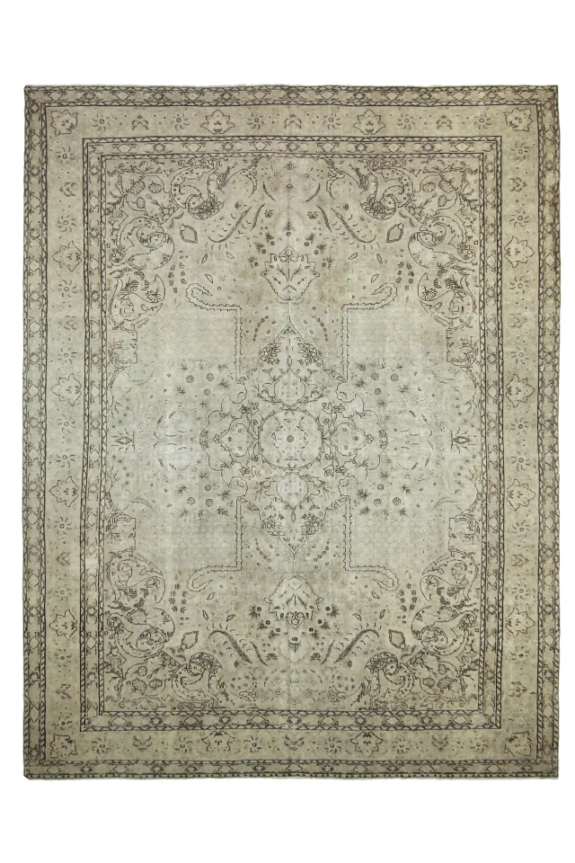 Antique Persian Tabriz Transitional Rug 54061