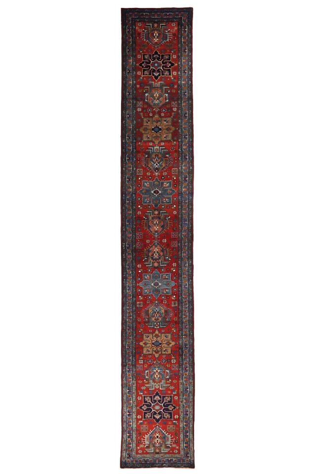 Antique Persian Heriz Traditional Rug 54062