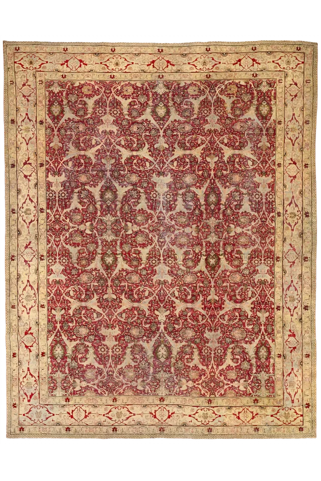 Antique Persian Yazd Transitional Rug 54083