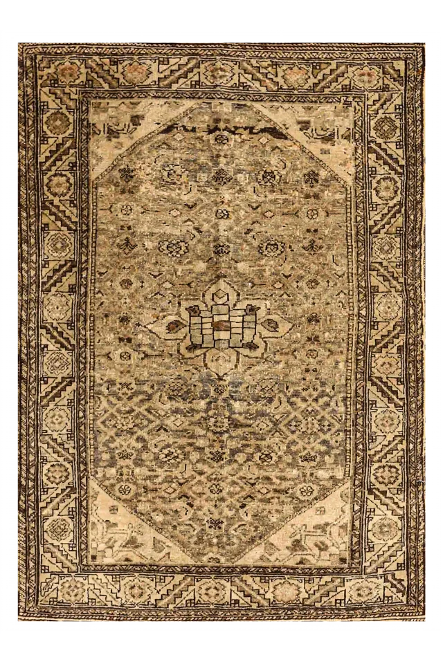 Antique Persian Malayer Transitional Rug 54123