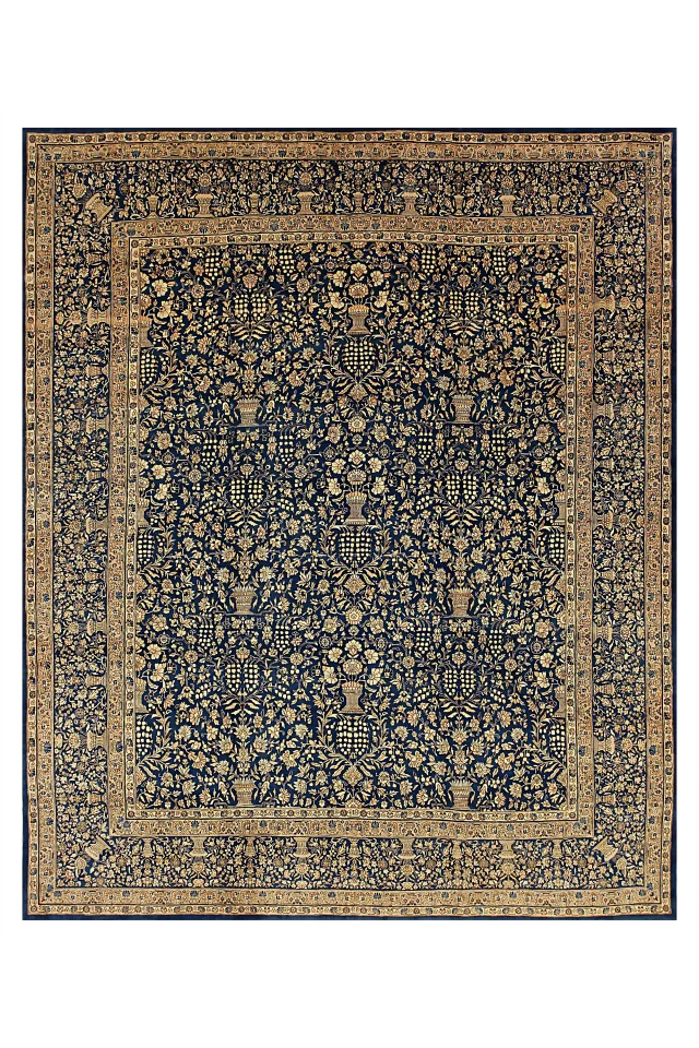 Antique Persian Kerman Transitional Rug 54126