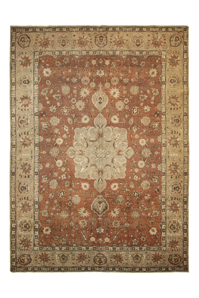 Antique Persian Tabriz Transitional Rug 54135