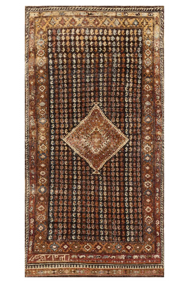 Antique Persian Shiraz Transitional Rug 54146