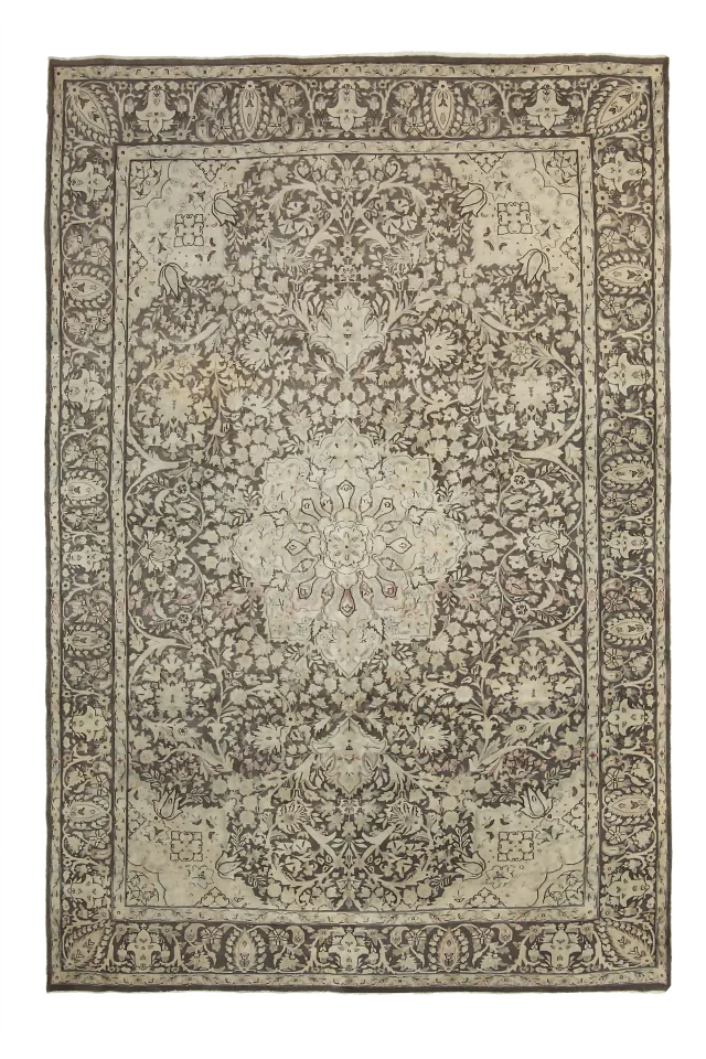 Antique Persian Kerman Transitional Rug 65042