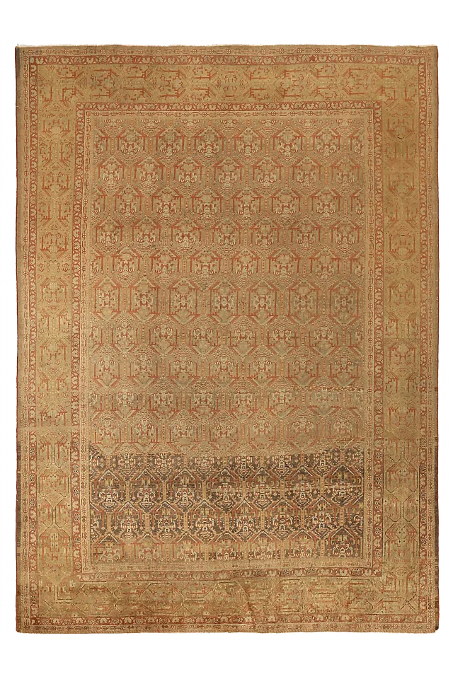 Antique Persian Mahal Transitional Rug 65491