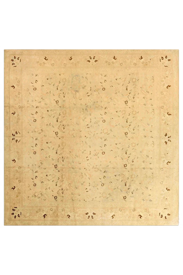 Antique Persian Tabriz Transitional Rug 66053