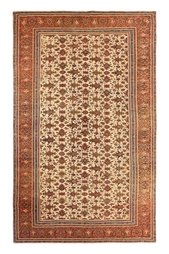 Antique Persian Sultanabad Traditional Rug 66276