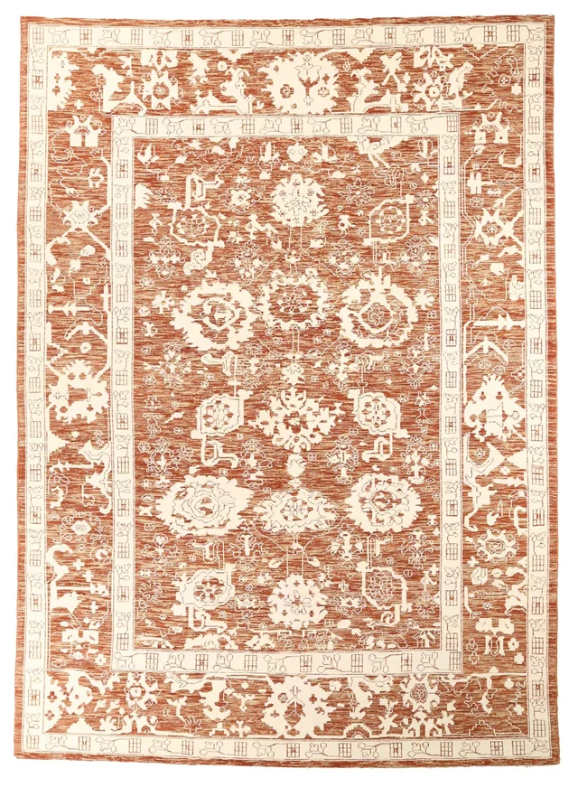 Persian Oushak Transitional Rug 66655