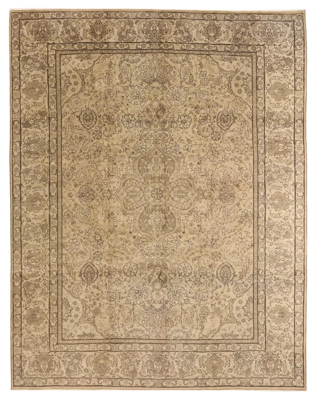 Antique Persian Tabriz Transitional Rug 67140
