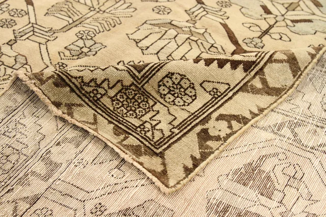 Antique Persian Bakhtiar Transitional Rug 67146