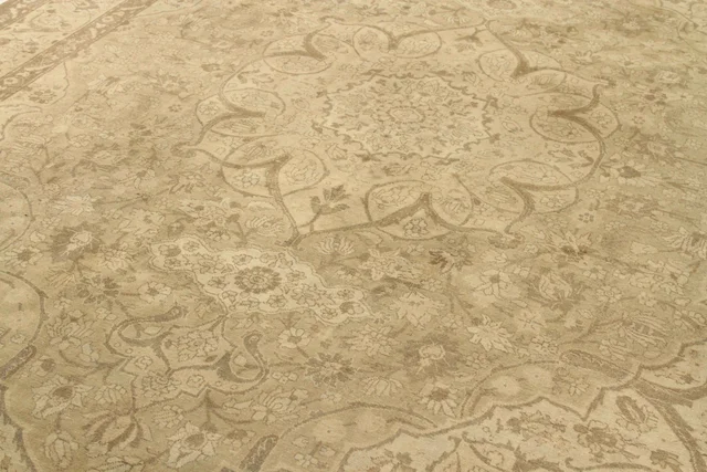 Antique Persian Tabriz Transitional Rug 67169