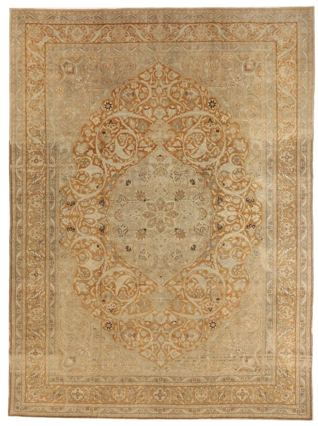 Antique Persian Tabriz Transitional Rug 67173