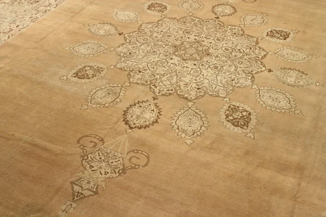 Antique Persian Tabriz Transitional Rug 67178