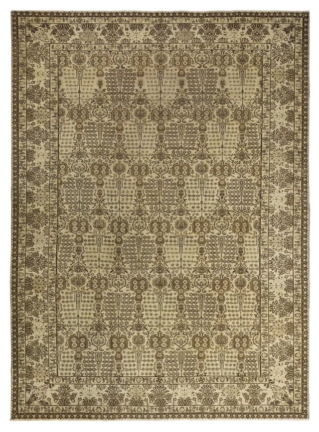 Antique Persian Tabriz Transitional Rug 67183