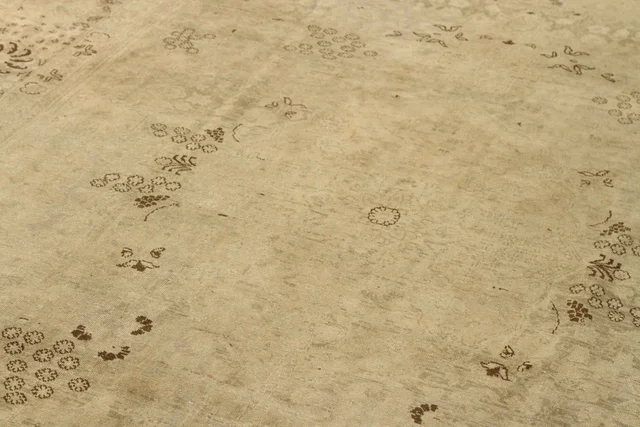 Antique Persian Tabriz Transitional Rug 67188