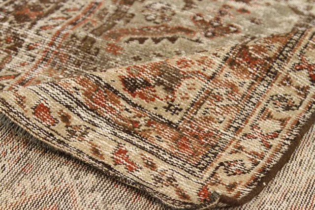 Antique Persian Hamadan Transitional Rug 67864