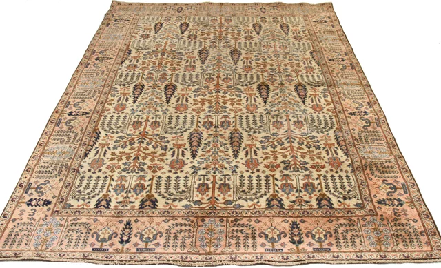 Antique Persian Tabriz Transitional Rug 67868