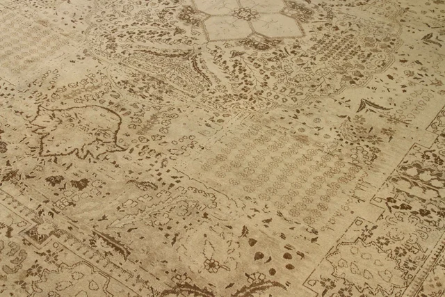 Antique Persian Tabriz Transitional Rug 67915