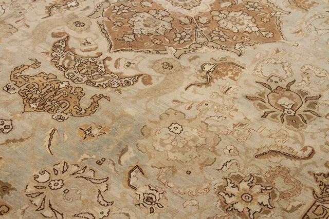 Antique Persian Tabriz Transitional Rug 67959