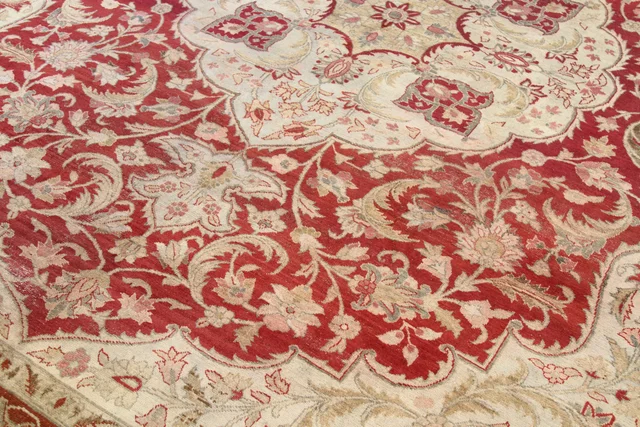 Antique Persian Mashad Traditional Rug 67961