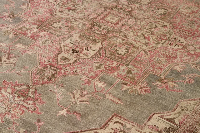 Antique Persian Tabriz Transitional Rug 67964