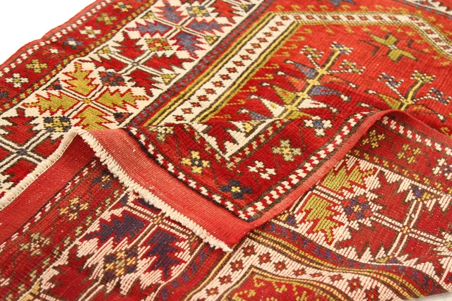 Antique Turkey Tribal Rug 68904