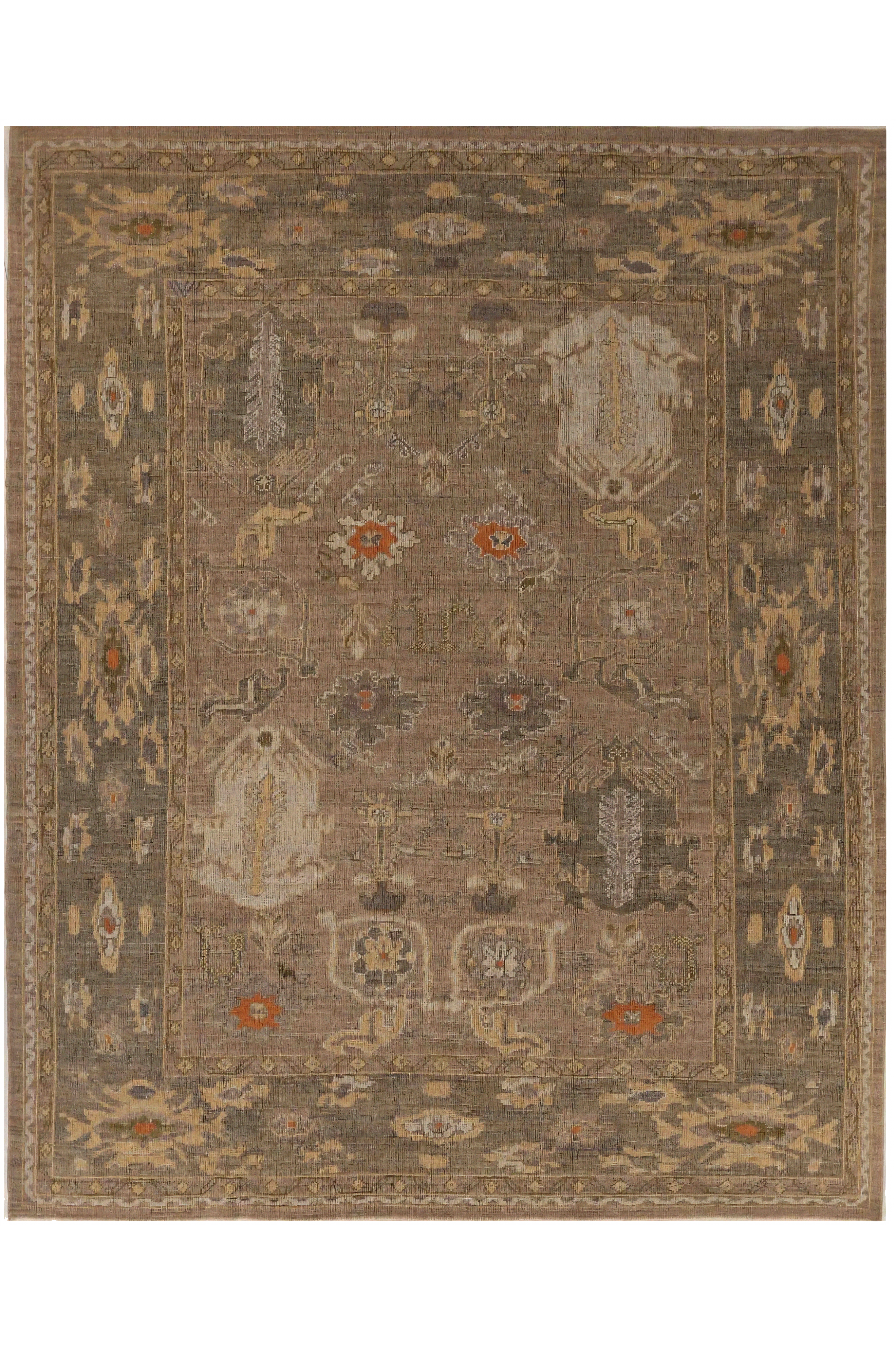 Persian Oushak Transitional Rug 70527