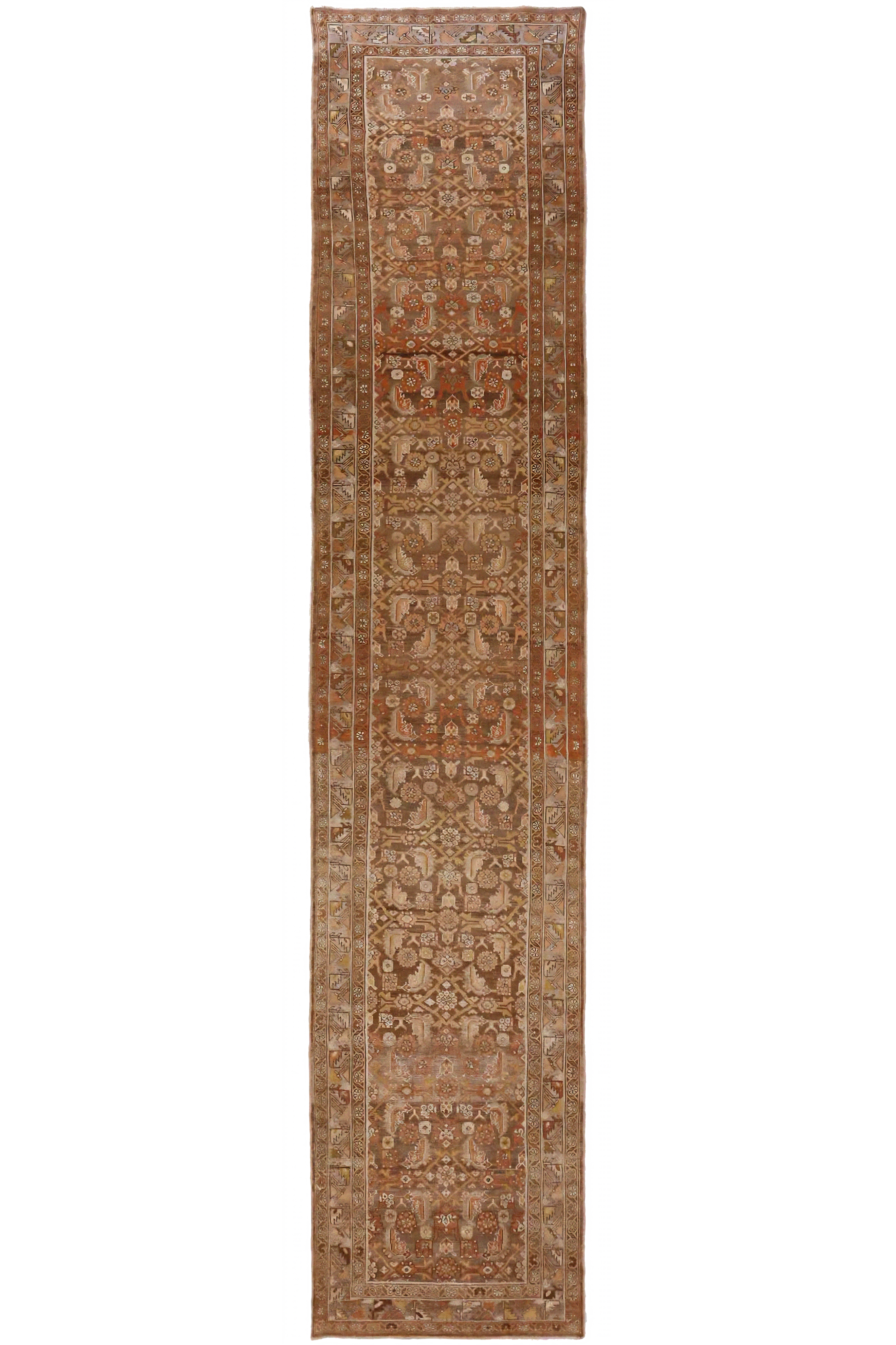 Antique Persian Malayer Transitional Rug 70567