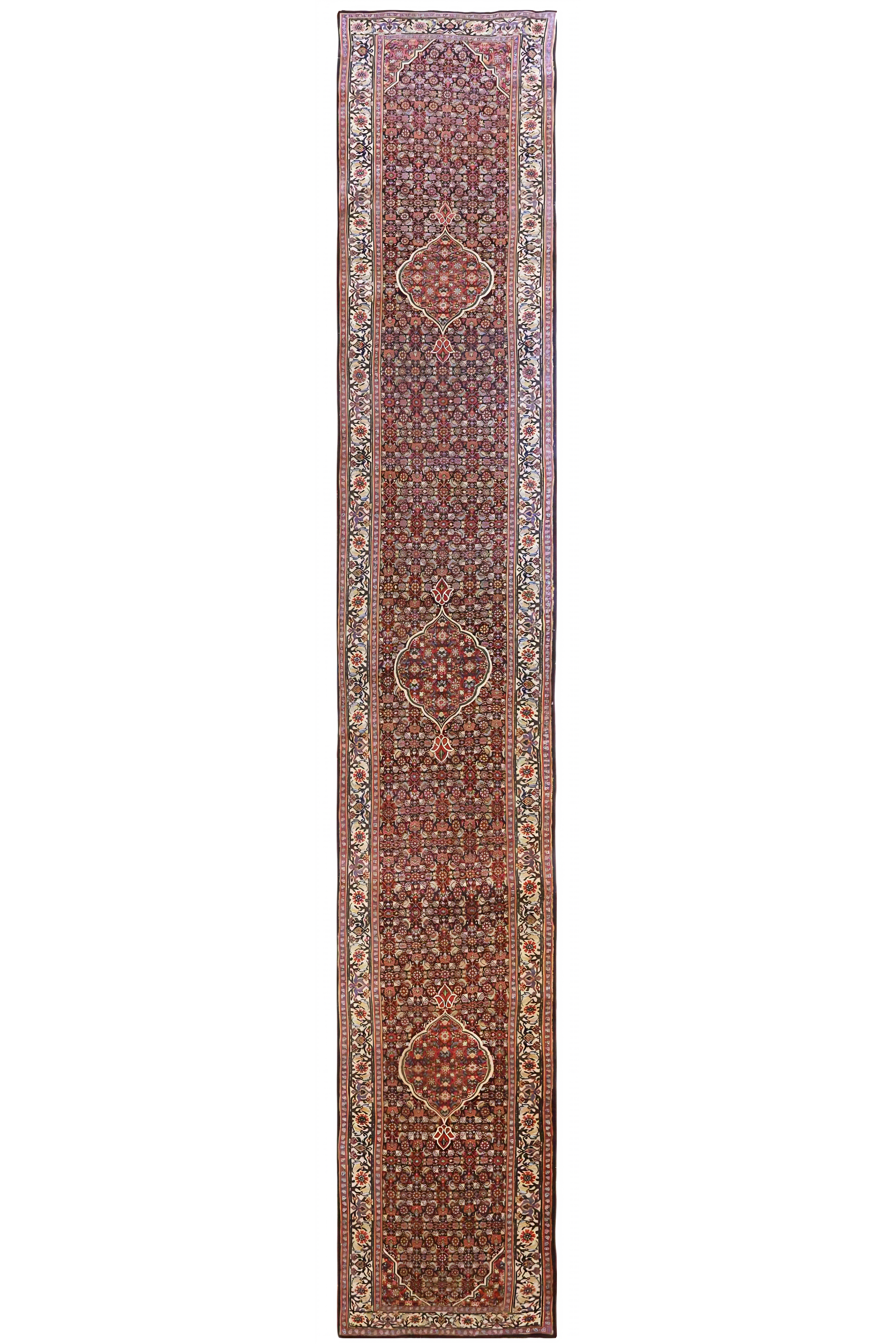 Antique Persian Bijar Traditional Rug 70601