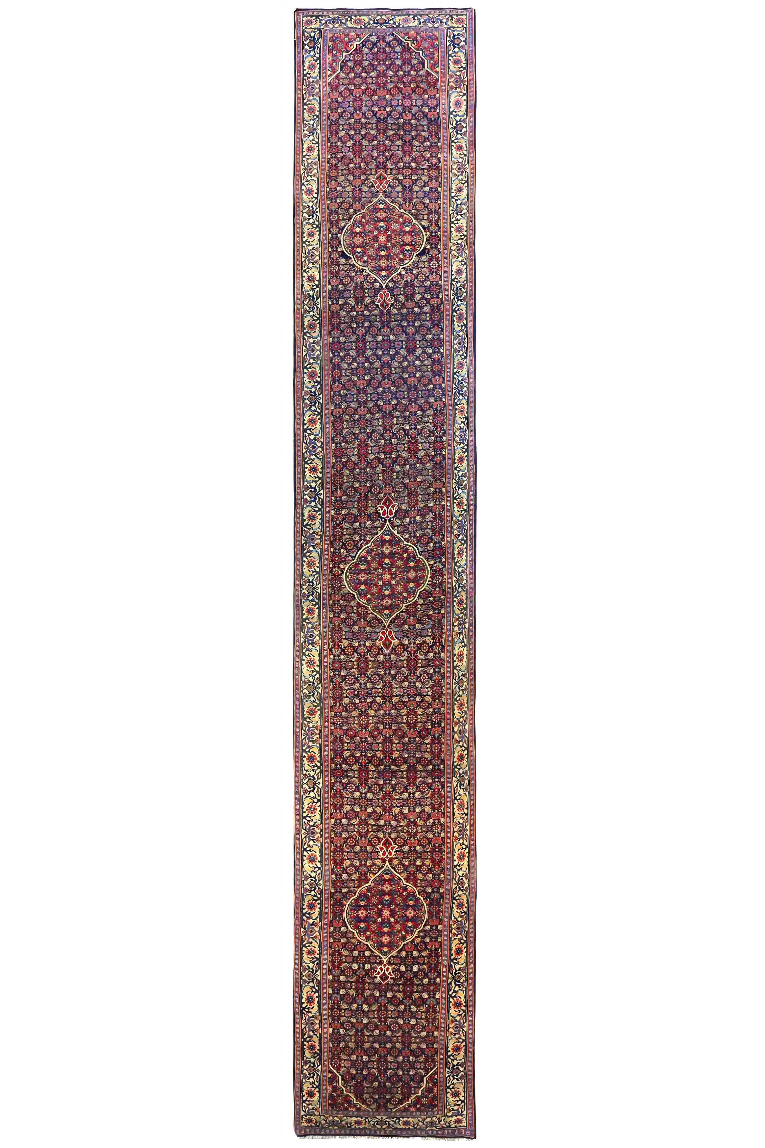 Antique Persian Bijar Traditional Rug 70602
