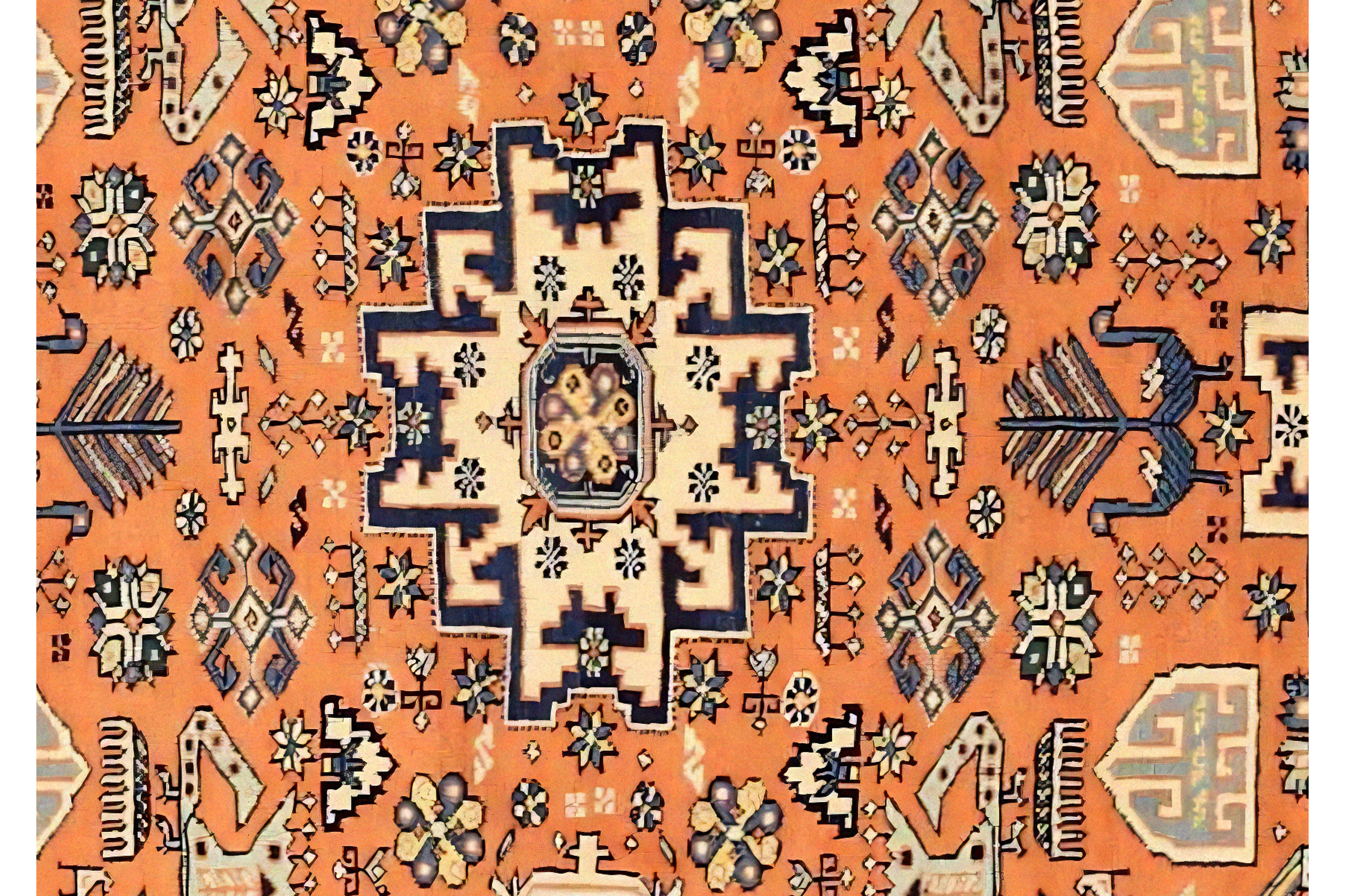 Antique Russia Traditional Rug 75049