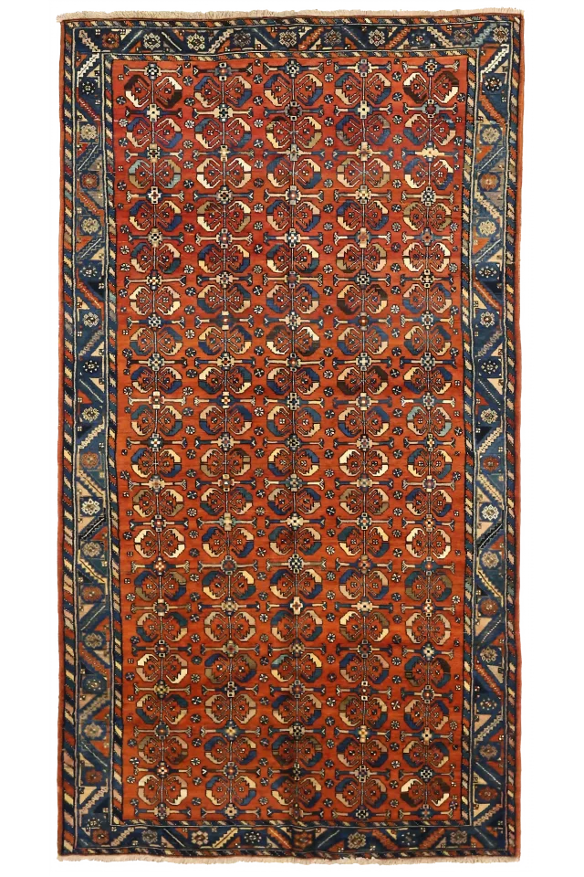 Antique Persian Bakhtiar Traditional Rug 75197