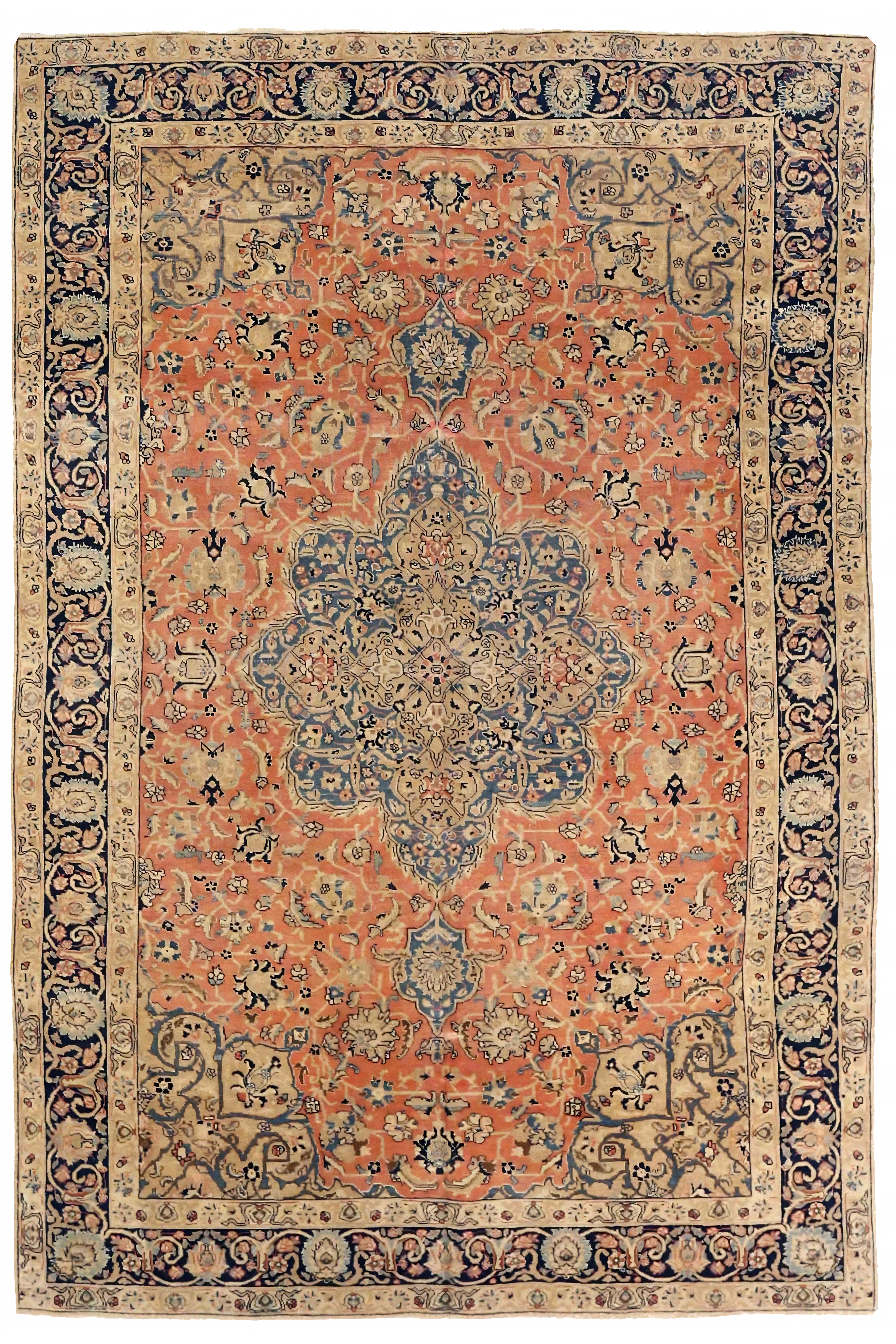 Antique Persian Traditional Rug 75310