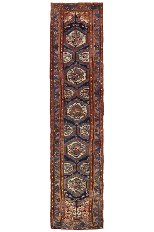 Antique Persian Azarbaijan Traditional Rug 75360